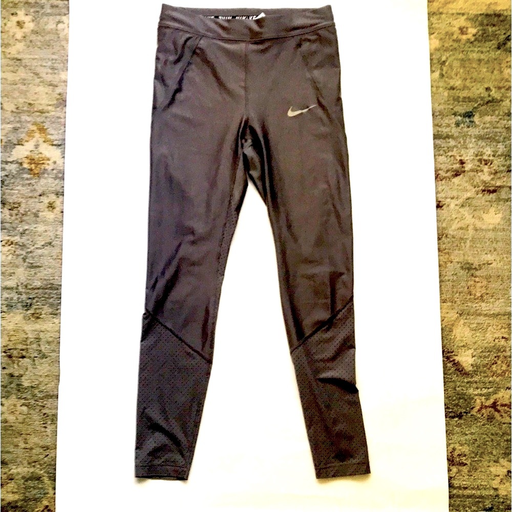 Nike running leggings size small gray